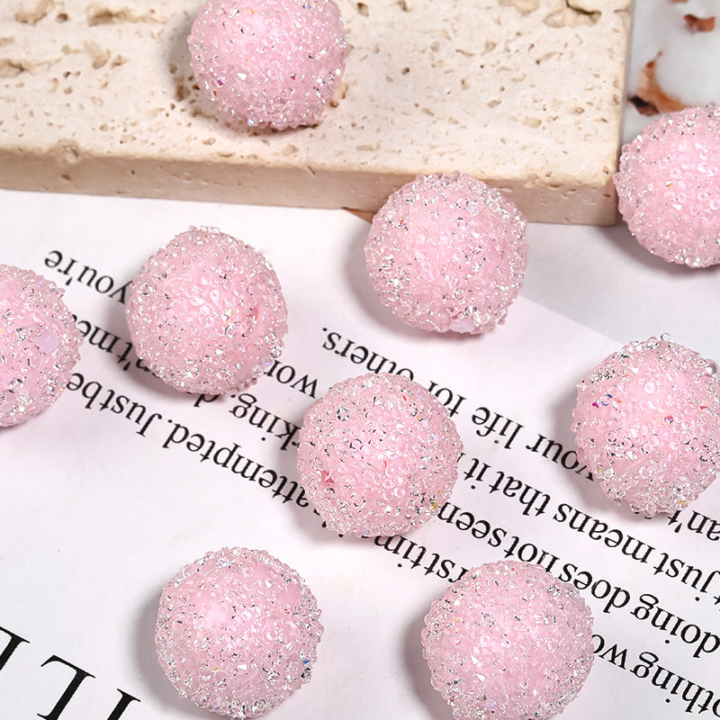 Wholesale DIY Sparkling Rhinestone Soft Sugar Beads